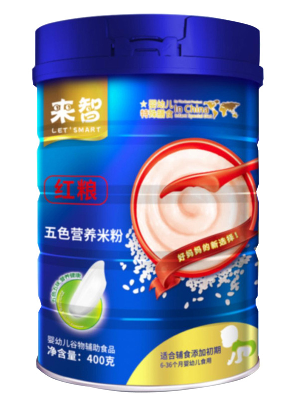 來智五色營養(yǎng)米粉 紅糧