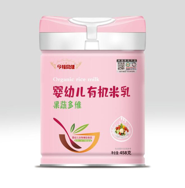 今福貝健嬰幼兒有機(jī)米乳-果蔬多維罐裝
