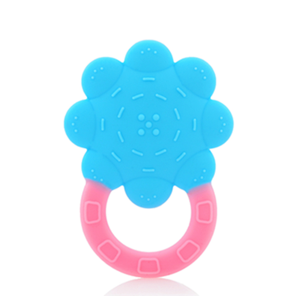 媽咪王子花型牙膠 藍(lán)色