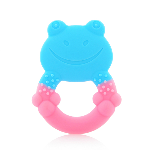 媽咪王子青蛙牙膠 藍(lán)色