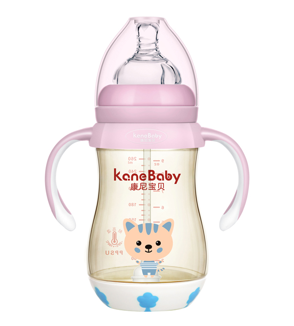 康尼寶貝PPSU奶瓶8204-粉色
