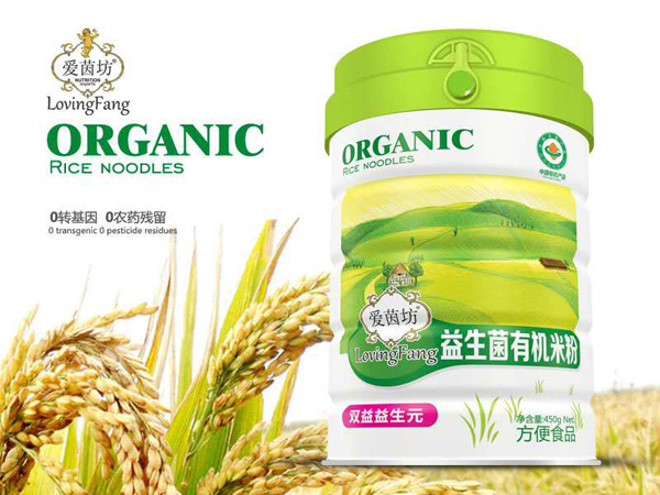 愛茵坊益生菌有機(jī)米粉-雙益益生元