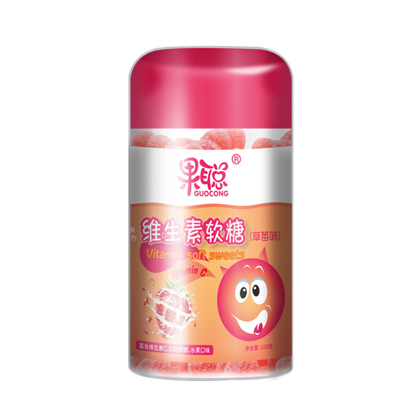 果聰維生素軟糖草莓味