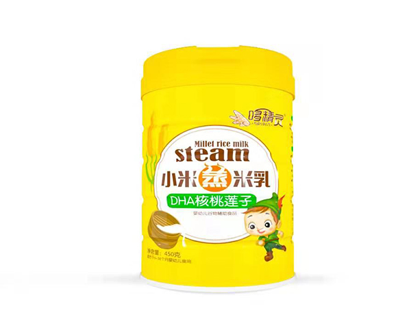 哆精靈小米蒸米乳-DHA核桃蓮子