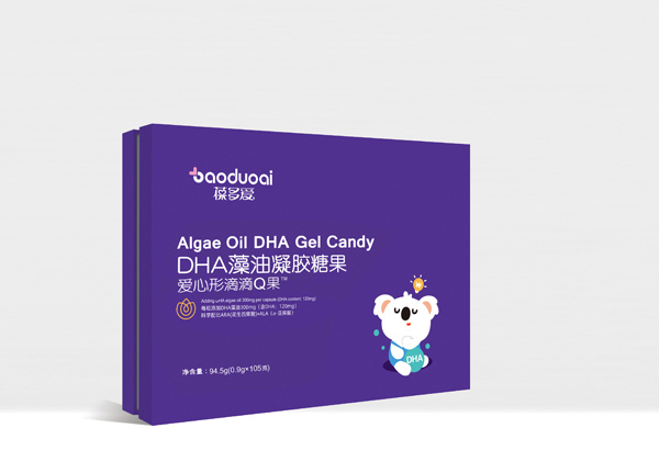 葆多愛(ài)DHA藻油滴滴Q果 禮盒裝