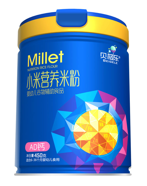 貝格樂小米營(yíng)養(yǎng)米粉-AD鈣 聽裝