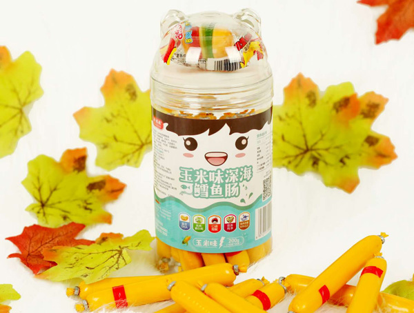 曉姐姐深海鱈魚(yú)腸-玉米味小桶