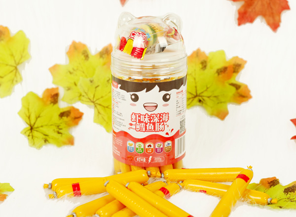 曉姐姐深海鱈魚(yú)腸-蝦味小桶