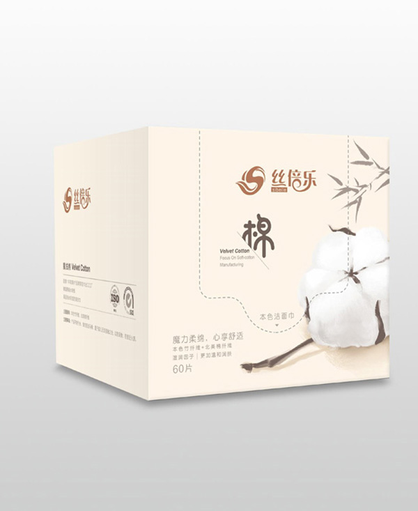 絲倍樂本色潔面巾