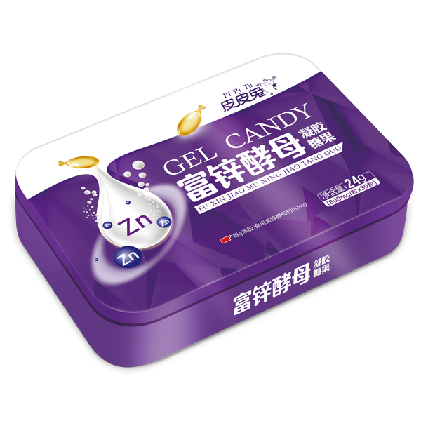 皮皮兔富鋅酵母凝膠糖果