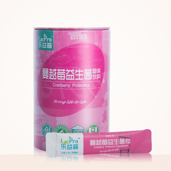 樂益普蔓越莓益生菌固體飲料