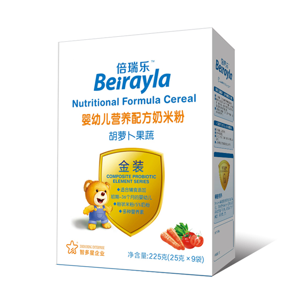 倍瑞樂胡蘿卜果蔬營(yíng)養(yǎng)配方奶米粉