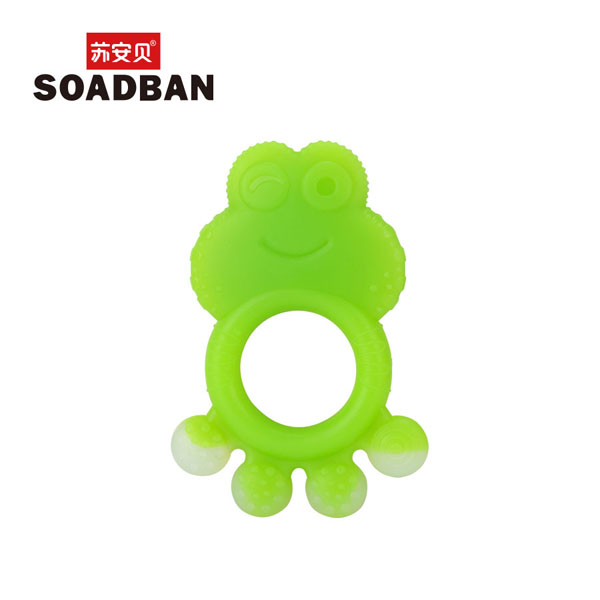 蘇安貝A8026青蛙全硅膠牙膠