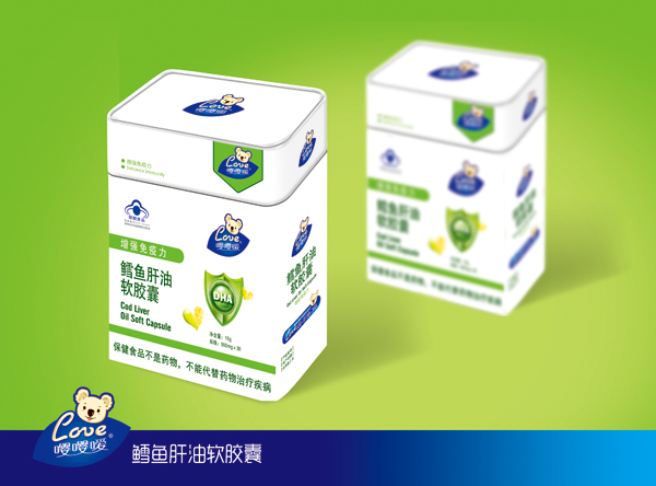 嚶嚶噯鱈魚肝油軟膠囊 鐵盒裝