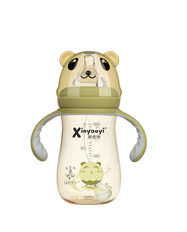 新優(yōu)怡熊貓PPSU奶瓶 綠色