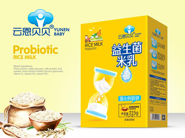 云恩貝貝益生菌米乳-強(qiáng)化鈣鐵鋅(盒裝)