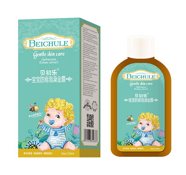 貝初樂(lè)寶寶防痱泡澡金露