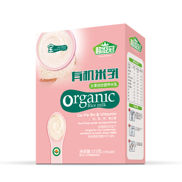 超級冠水果繽紛有機營養(yǎng)米乳