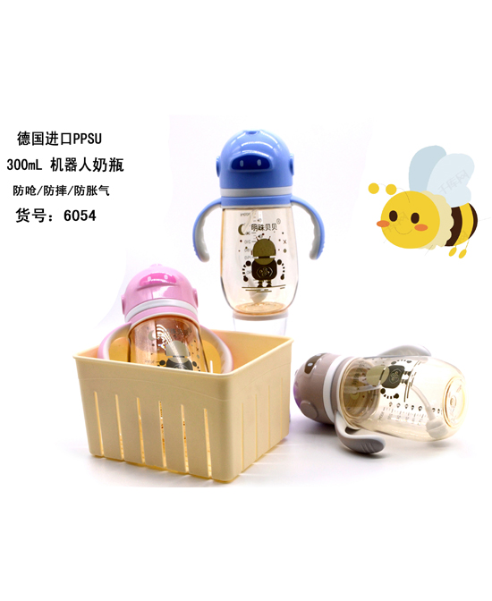 明珠貝貝奶瓶-德國進口ppsu 300ml機器人奶瓶