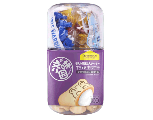 齊味園牛奶味注心餅干 100g