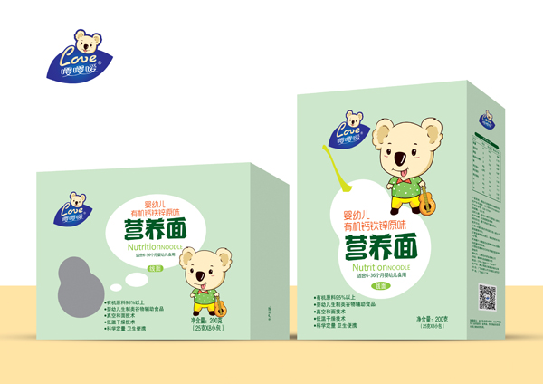 嚶嚶噯有機鈣鐵鋅原味營養(yǎng)面