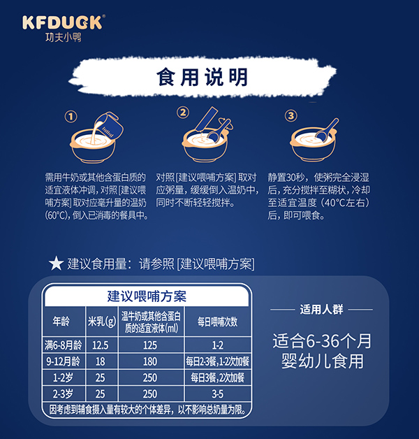 功夫小鴨嬰幼兒營(yíng)養(yǎng)粥