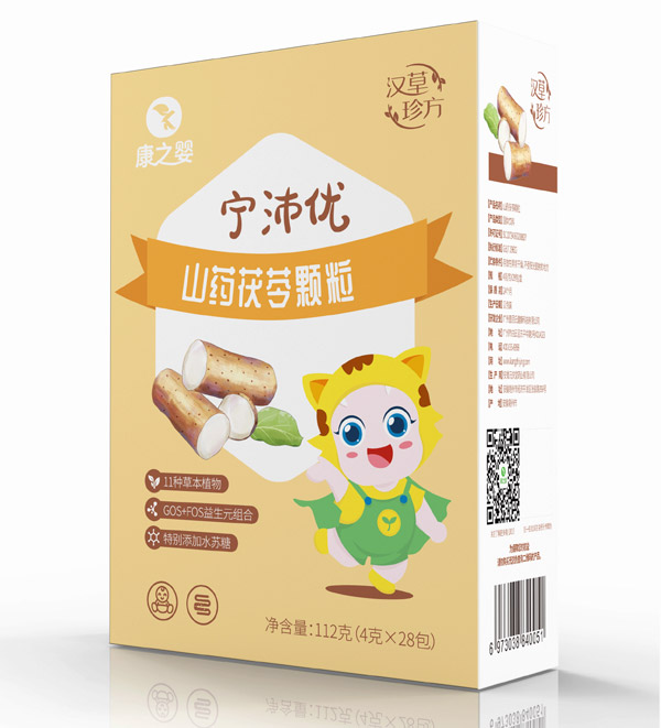 康之嬰寧沛優(yōu)山藥茯苓顆粒側面