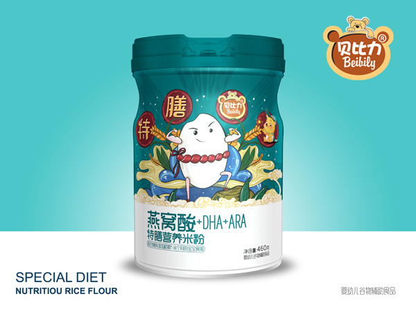 貝比力燕窩酸+DHA+ARA特膳營(yíng)養(yǎng)米粉