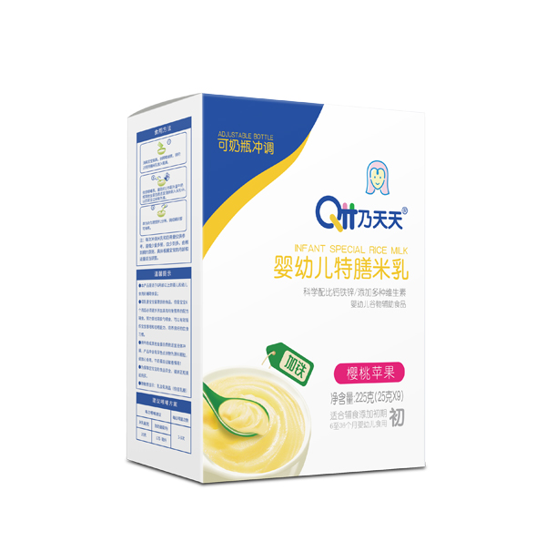 乃天天益櫻桃蘋果特膳米乳