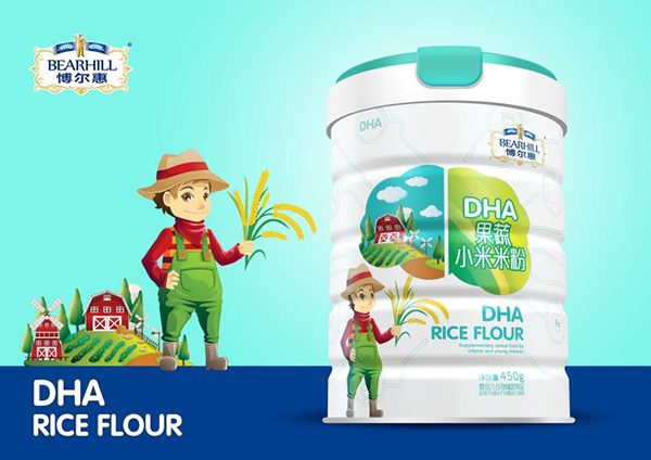 博爾慧DHA果蔬小米米粉