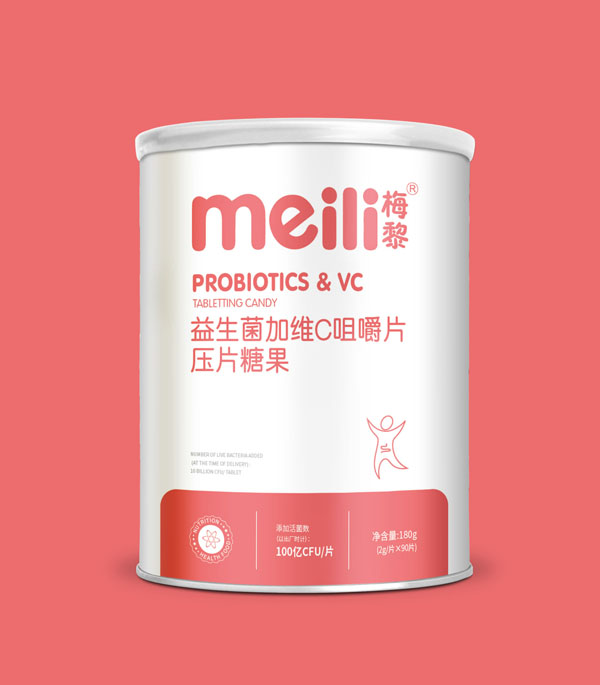 梅黎益生菌加維C咀嚼片