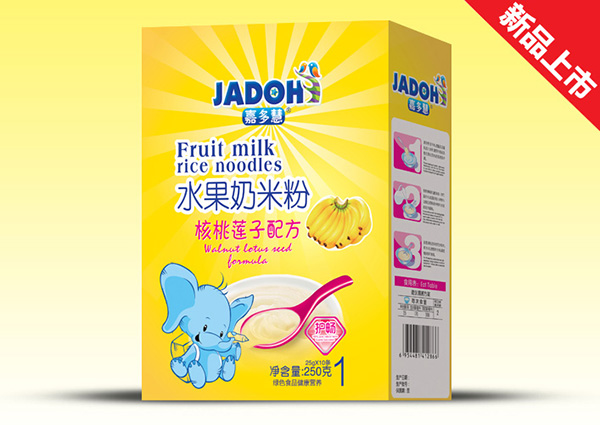 嘉多慧核桃蓮子配方-水果奶米粉(盒)