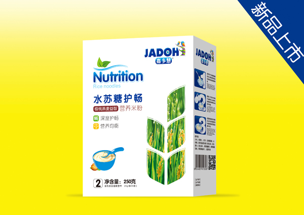 嘉多慧核桃燕麥益智-水蘇糖護(hù)暢米粉(盒)