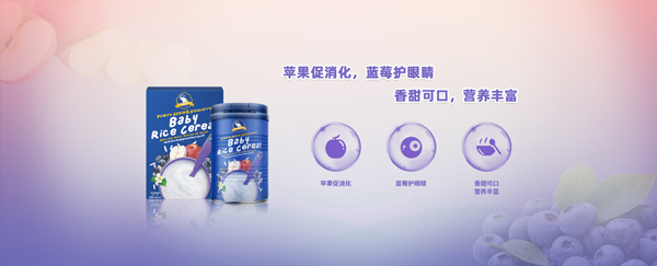 芭米拉蘋(píng)果藍(lán)莓營(yíng)養(yǎng)米粉