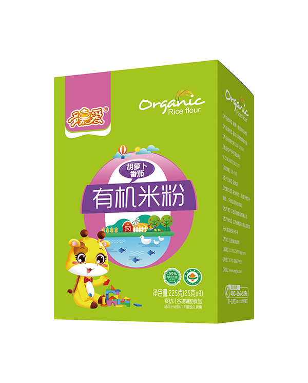 多嘉愛有機米粉盒裝 胡蘿卜番茄