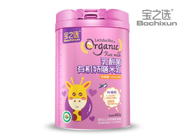 寶之選乳酸菌有機(jī)特膳米乳 燕窩酸+DHA+ARA