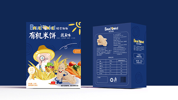 班農(nóng)伯伯有機(jī)米餅 蔬菜味