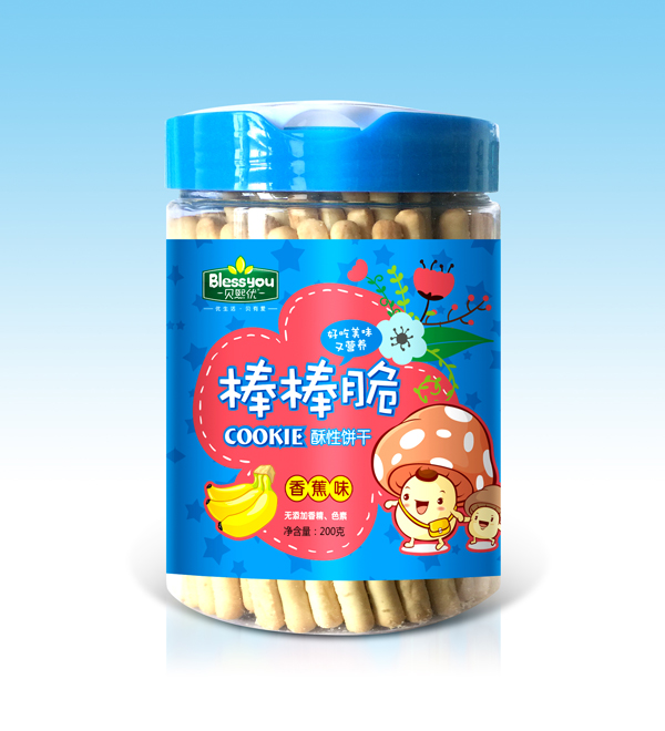 貝熙優(yōu)香蕉味棒棒脆