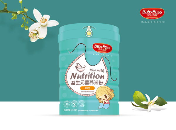 寶貝當(dāng)家AD鈣益生元營(yíng)養(yǎng)米粉 聽裝