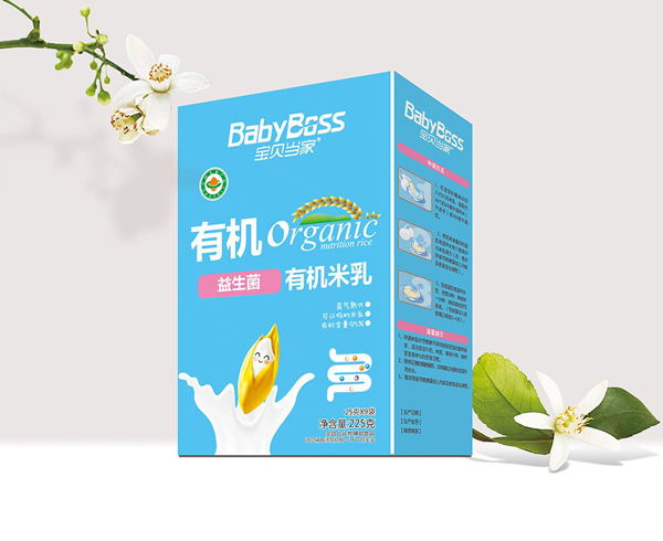 寶貝當(dāng)家有機(jī)米乳盒裝225克(益生菌)