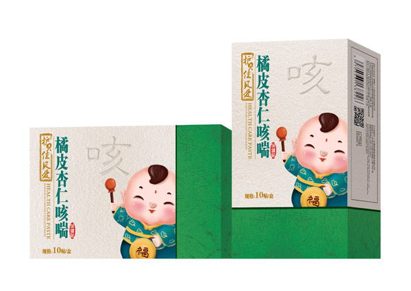 護貝佳貝愛橘皮杏仁咳喘保健貼