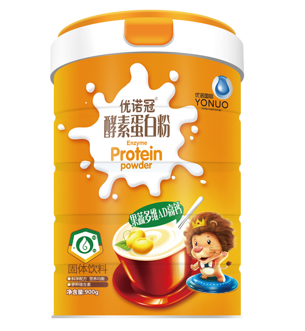 優(yōu)諾冠果蔬多維AD高鈣酵素蛋白粉