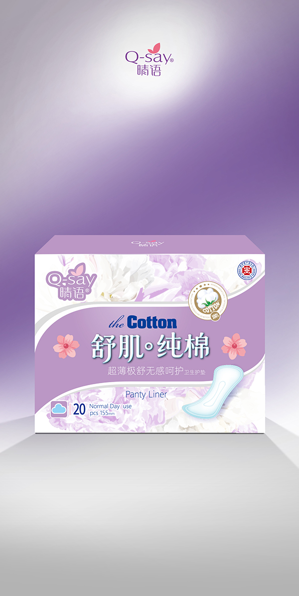 晴語(yǔ)舒肌純棉超薄極舒無(wú)感呵護(hù)衛(wèi)生護(hù)墊155mm