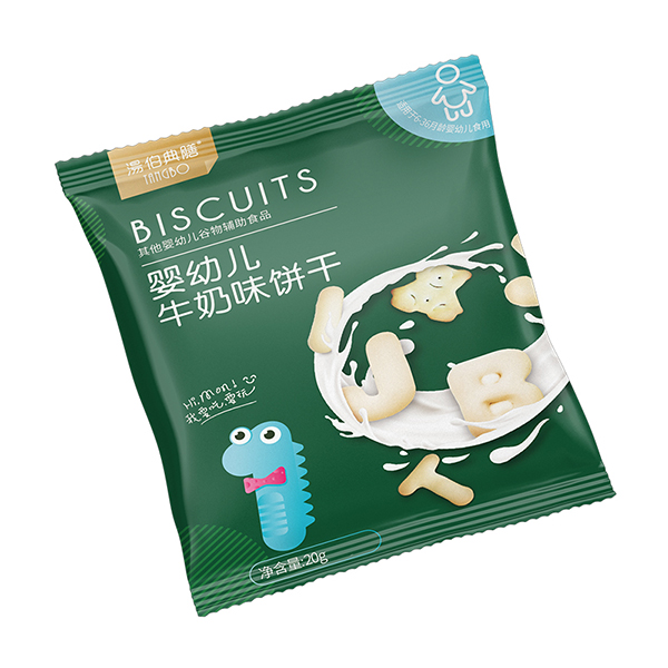 湯伯典膳嬰幼兒牛奶味餅干袋裝20g