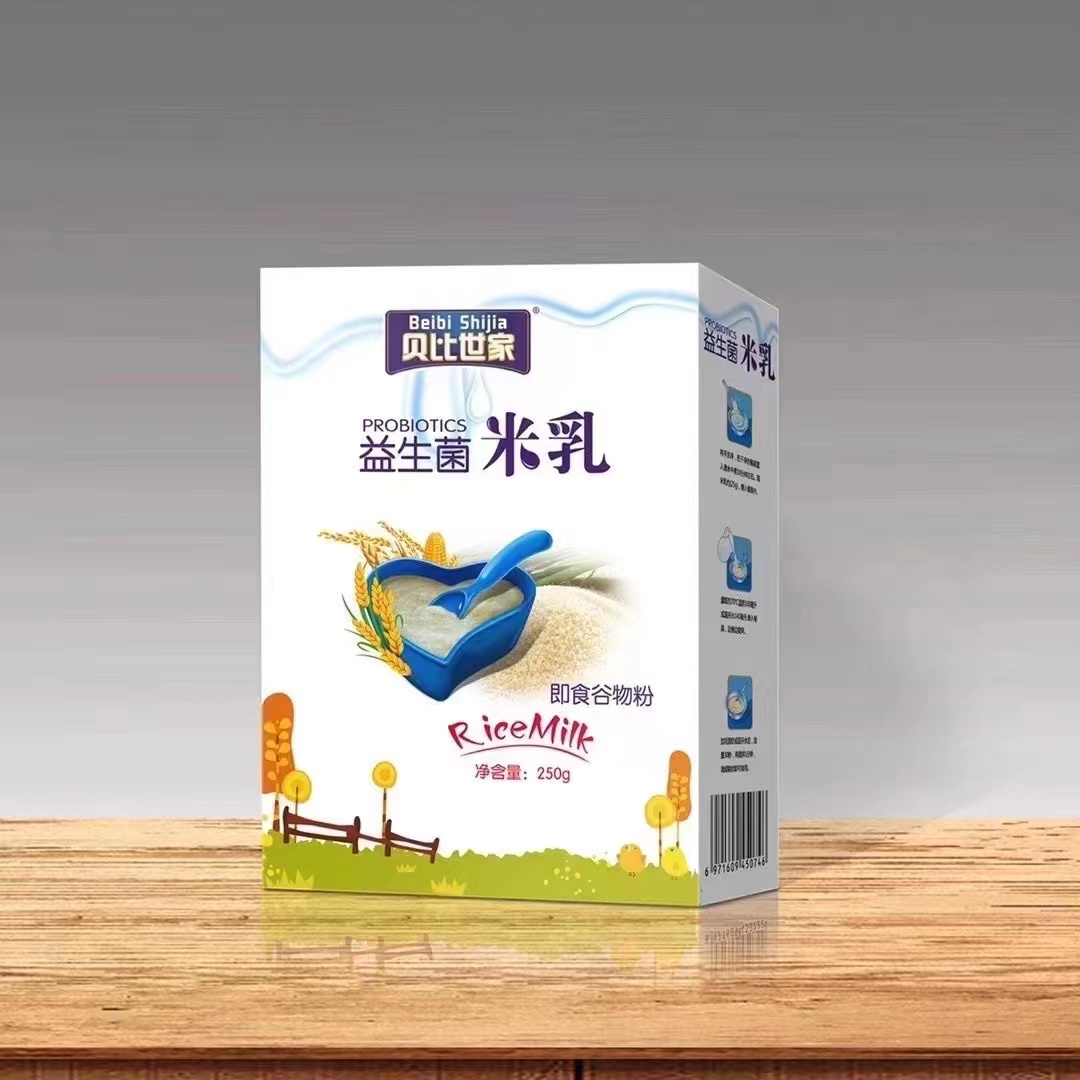 貝比世家益生菌米乳 盒裝