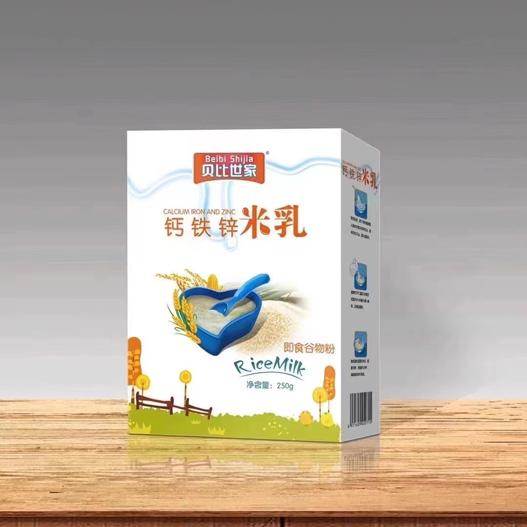 貝比世家鈣鐵鋅米乳 盒裝