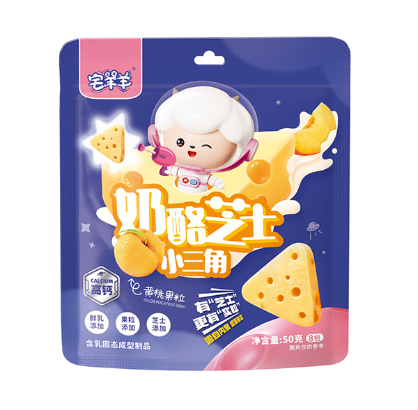 宅羊羊奶酪芝士小三角 黃桃果粒
