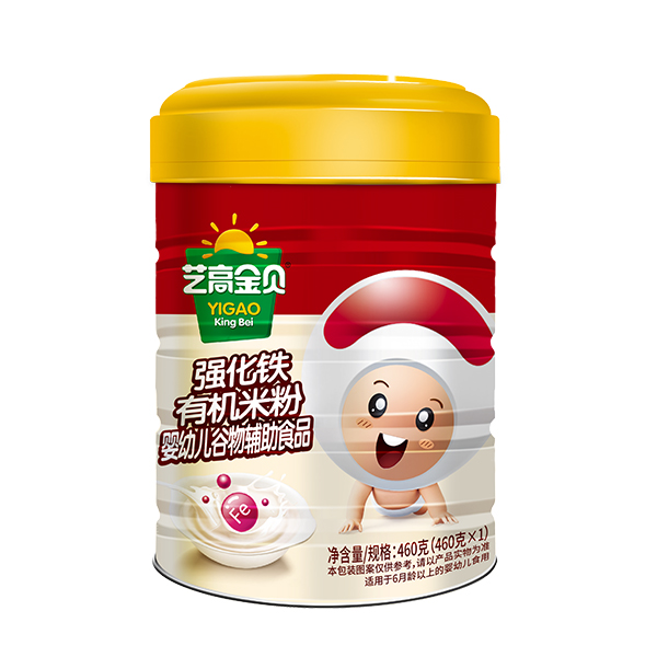 藝高金貝強(qiáng)化鐵有機(jī)米粉