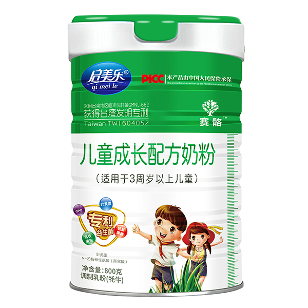 啟美樂(lè)賽骼兒童成長(zhǎng)配方奶粉