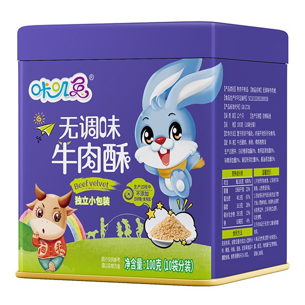 咔嘰兔無調味牛肉酥